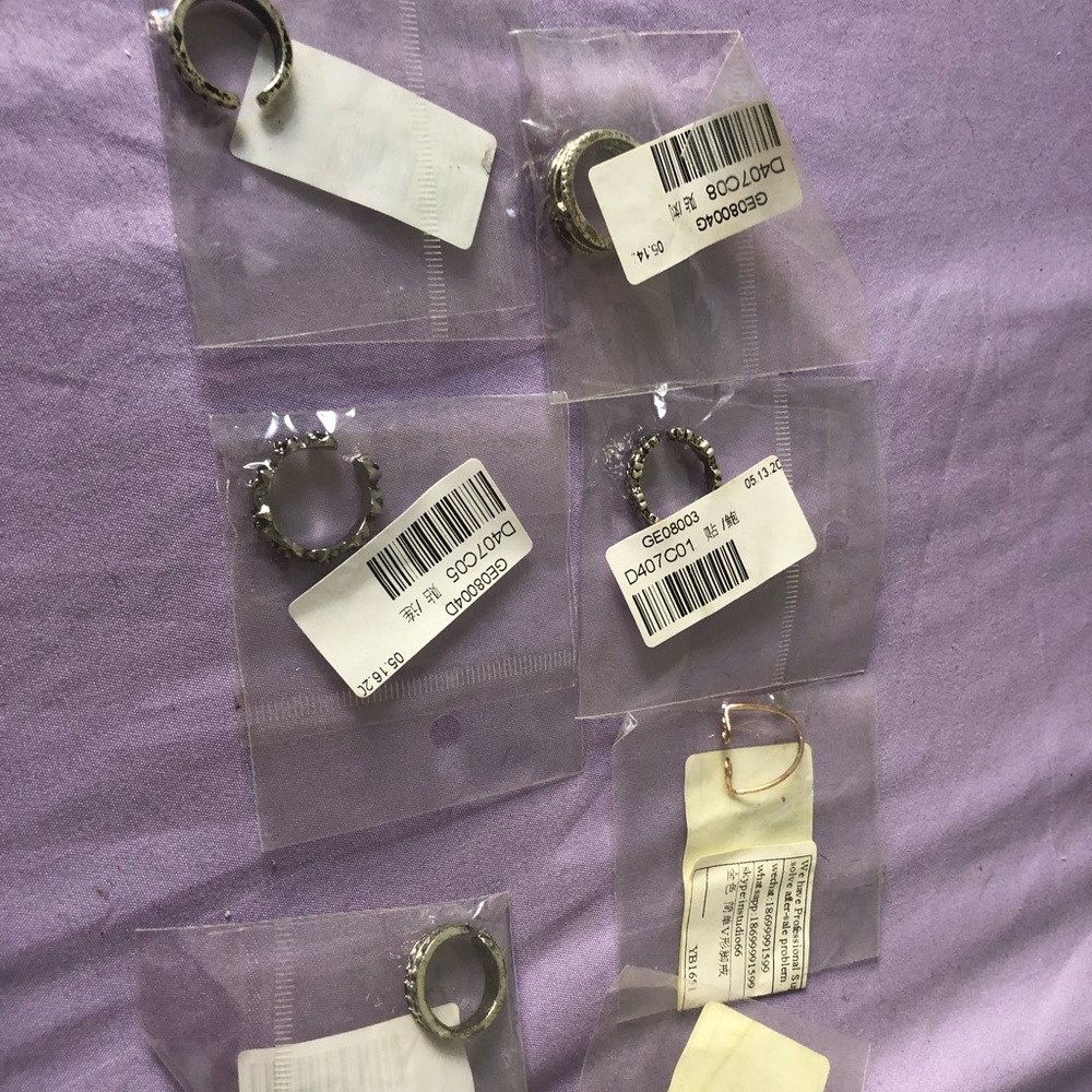 🎉 summer sale: 5 items for $20: toe rings bundle